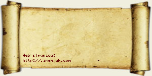 Isak Milojević vizit kartica